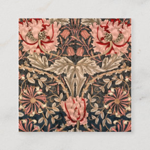William Morris Honeysuckle Quadratische Visitenkarte