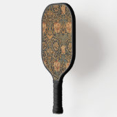 William Morris Honeysuckle Rich Red Dark Blue Pickleball Schläger (Links)