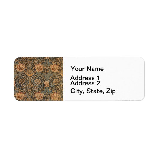 William Morris Honeysuckle Rich Wallpaper (Vorne)