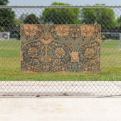 William Morris Honeysuckle Rich Wallpaper Banner (Insitu)