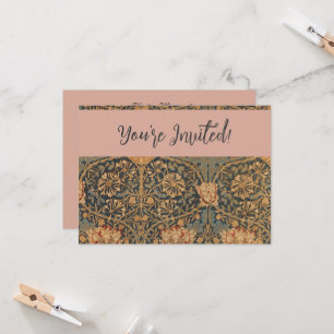 William Morris Honeysuckle Rich Wallpaper Einladung