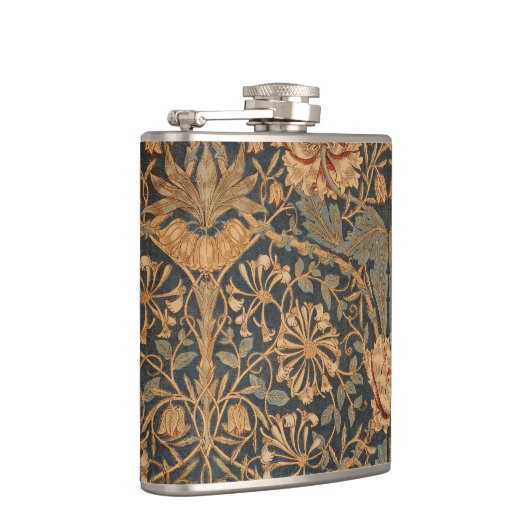 William Morris Honeysuckle Rich Wallpaper Flachmann (Rechts)