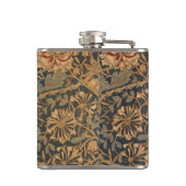 William Morris Honeysuckle Rich Wallpaper Flachmann (Rückseite)