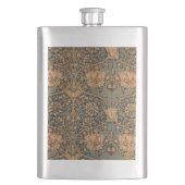 William Morris Honeysuckle Rich Wallpaper Flachmann (Vorderseite)