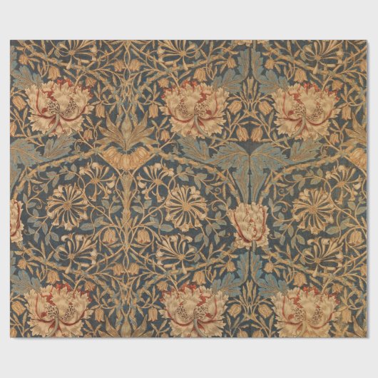 William Morris Honeysuckle Rich Wallpaper Geschenkpapier (Flach)