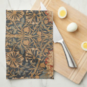 William Morris Honeysuckle Rich Wallpaper Geschirrtuch (Viertel Falte)