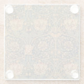 William Morris Honeysuckle Rich Wallpaper Glasuntersetzer (Rückseite)