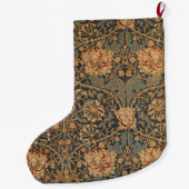 William Morris Honeysuckle Rich Wallpaper Großer Weihnachtsstrumpf (Rückseite)