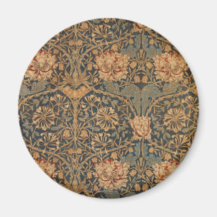 William Morris Honeysuckle Rich Wallpaper Magnet