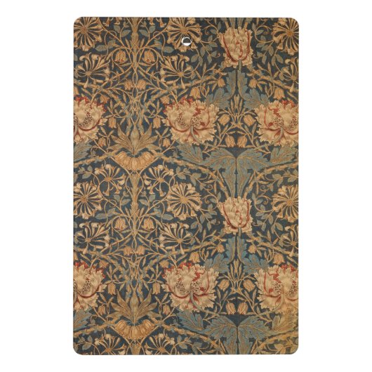 William Morris Honeysuckle Rich Wallpaper Mini Klemmbrett (Rückseite)