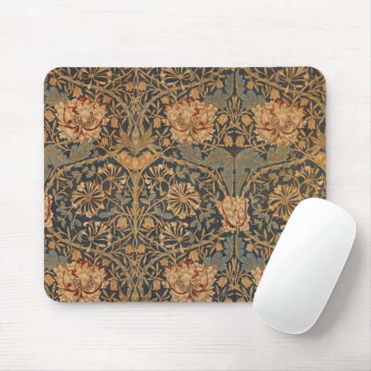 William Morris Honeysuckle Rich Wallpaper Mousepad (Mit Mouse)