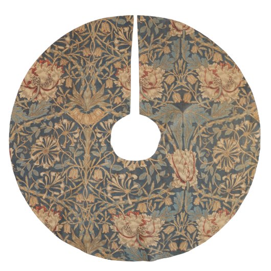 William Morris Honeysuckle Rich Wallpaper Polyester Weihnachtsbaumdecke (Vorderseite)