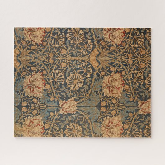 William Morris Honeysuckle Rich Wallpaper Puzzle (Horizontal)