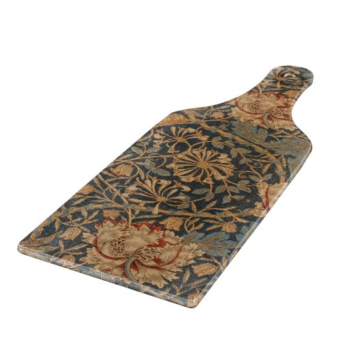 William Morris Honeysuckle Rich Wallpaper Schneidebrett (Ecke)