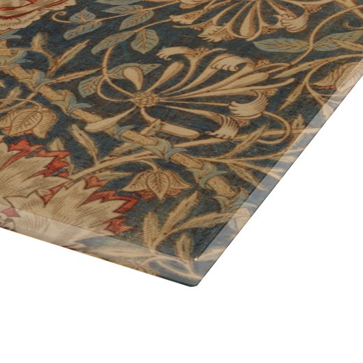 William Morris Honeysuckle Rich Wallpaper Schneidebrett (Ecke)