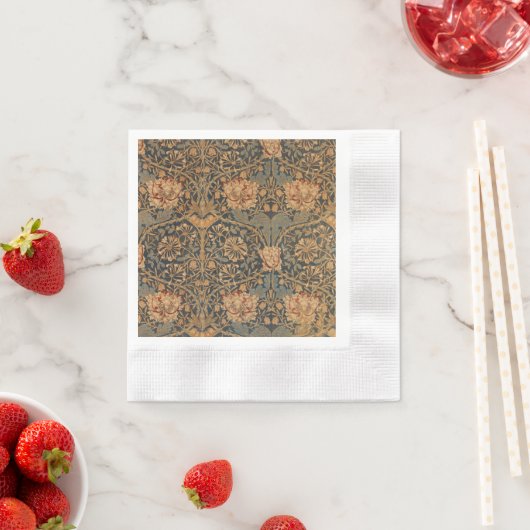 William Morris Honeysuckle Rich Wallpaper Serviette (Beispiel)