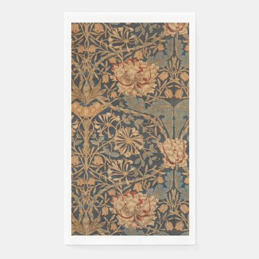 William Morris Honeysuckle Rich Wallpaper Serviette (Vorderseite)