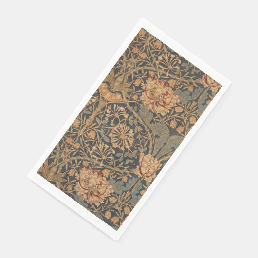 William Morris Honeysuckle Rich Wallpaper Serviette (Ecke)