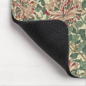 William Morris - Honeysuckle Rose & Blätter Mousepad (Ecke)