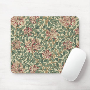 William Morris - Honeysuckle Rose & Blätter Mousepad