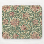William Morris - Honeysuckle Rose & Blätter Mousepad (Vorne)
