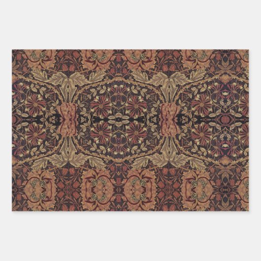William Morris Honeysuckle Sweet Peet Foliage Geschenkpapier Set (Vorderseite)