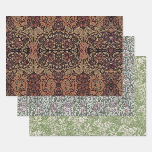 William Morris Honeysuckle Sweet Peet Foliage Geschenkpapier Set (Set)