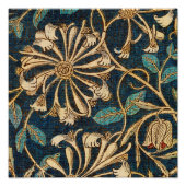 William Morris Honeysuckle Tapestry Throw Pillow Fotodruck (Vorne)