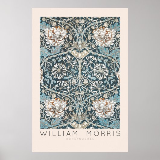 William Morris Honeysuckle Wall Art Print Poster (Vorne)