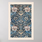 William Morris Honeysuckle Wallpaper Art Print Poster (Vorne)