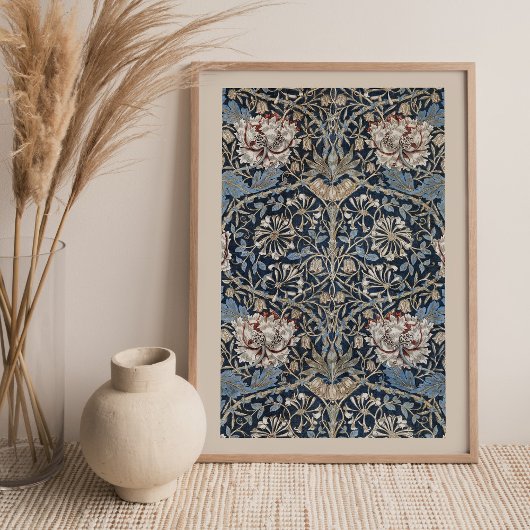 William Morris Honeysuckle Wallpaper Art Print Poster