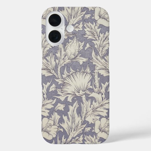 William Morris Horn Poppy Classic Floral Case-Mate iPhone Hülle (Rückseite)