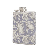 William Morris Horn Poppy Classic Floral Flachmann (Links)