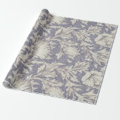 William Morris Horn Poppy Classic Floral Geschenkpapier (Ungerollt)