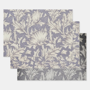 William Morris Horn Poppy Classic Floral Geschenkpapier Set