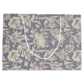 William Morris Horn Poppy Classic Floral Große Geschenktüte (Rückseite)