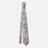 William Morris Horn Poppy Classic Floral Krawatte (Rückseite)