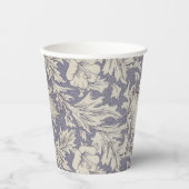 William Morris Horn Poppy Classic Floral Pappbecher (Vorderseite)