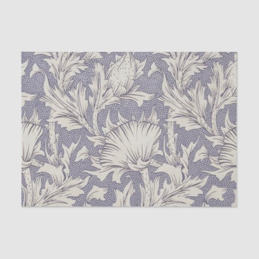 William Morris Horn Poppy Classic Floral Seidenpapier (Vorderseite)