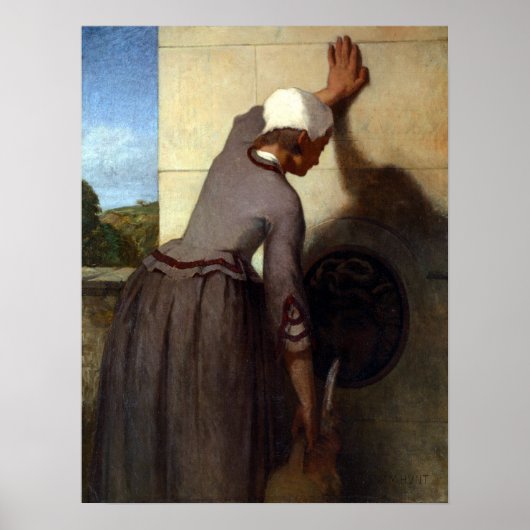 William Morris Hunt Girl Poster (Vorne)