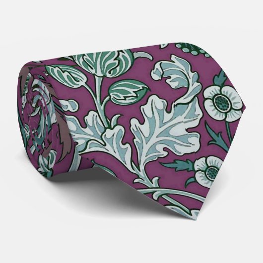 William Morris "Hyacinth" 2 Krawatte (Gerollt)