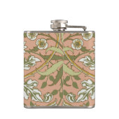 William Morris Hyacinth Blume Rose Flachmann (Rückseite)