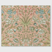 William Morris Hyacinth Blume Rose Geschenkpapier (Flach)