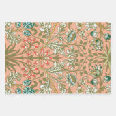 William Morris Hyacinth Blume Rose Geschenkpapier Set (Vorderseite)