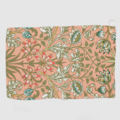 William Morris Hyacinth Blume Rose Golfhandtuch (Horizontal)