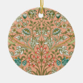 William Morris Hyacinth Blume Rose Keramik Ornament (Vorne)
