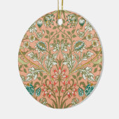 William Morris Hyacinth Blume Rose Keramik Ornament (Links)
