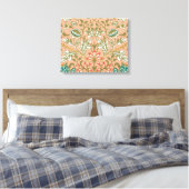 William Morris Hyacinth Blume Rose Leinwanddruck (Insitu (Schlafzimmer))