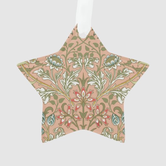 William Morris Hyacinth Blume Rose Ornament (Rückseite)