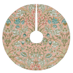 William Morris Hyacinth Blume Rose Polyester Weihnachtsbaumdecke